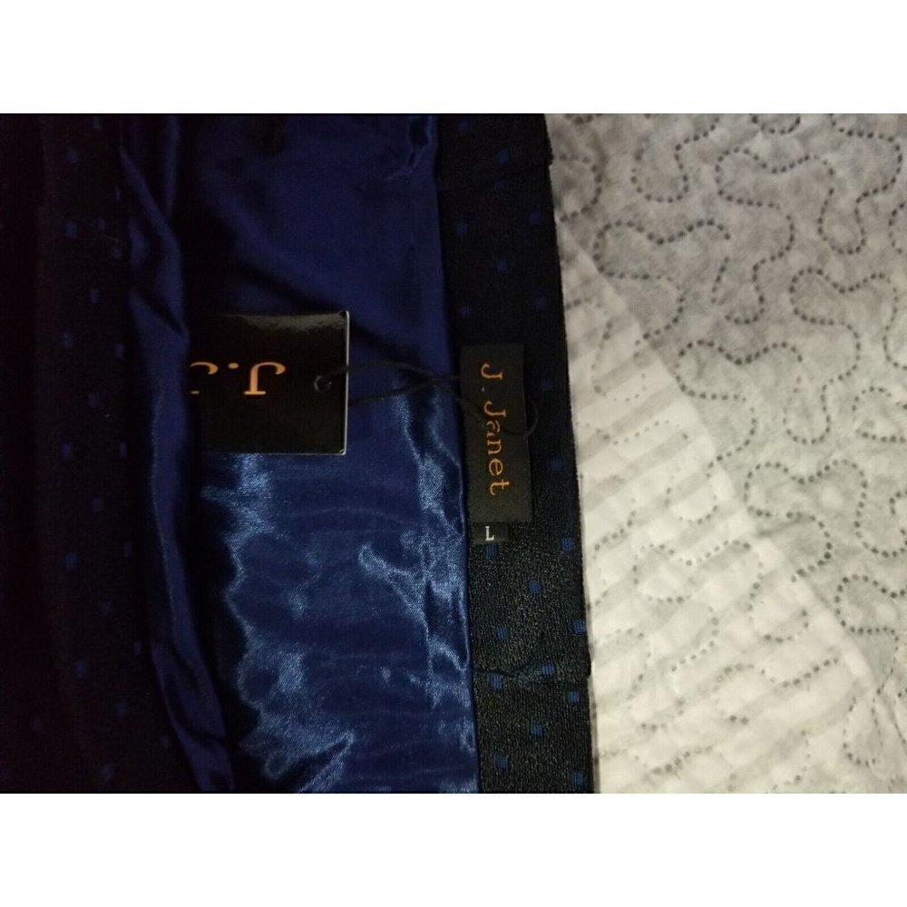J.Janet Cut Out Maxi Skirt Navy Blue Size Large - Picture 6 of 9